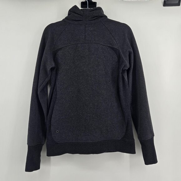 Lululemon Cozy Cuddle Up Jacket - 8 Heathered Black - Picture 6 of 10